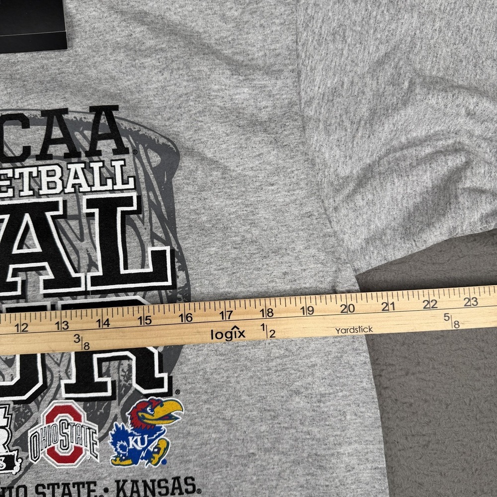 2012 NCAA Final Four Short Sleeve Shirt Mens Large Gray NCAA Basketball - Picture 6 of 9